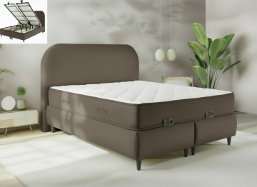 Opbergbedden joy bruin