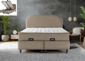 Opbergbedden joy taupe 0