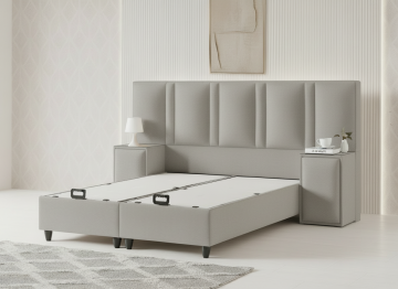 Opbergbedden lucca xl grijs