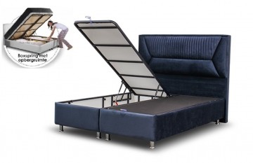 Opbergbedden marine blauw openbak