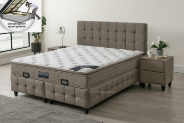 Opbergbedden modena taupe