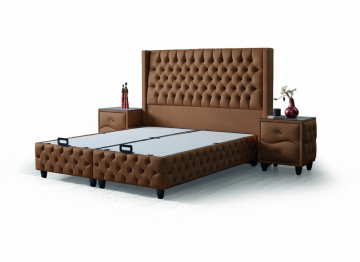 Opbergbedden new monaco bruin