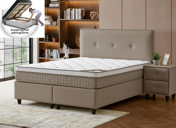 Opbergbedden plein taupe 0