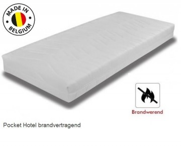 Pocket hotel brandvertragend projectmatrassen