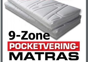 Pocketvering 9 Zone HR ® Matrassen