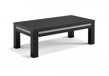 Salontafel forever chrome hoogglans zwart 4