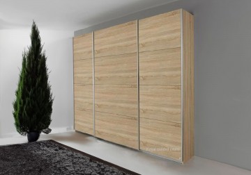 Schuifdeur kledingkast 3 deuren eiken sonoma 203 cm 1