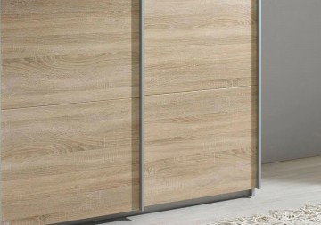 Schuifdeur kledingkast 3 deuren eiken sonoma 203 cm 2