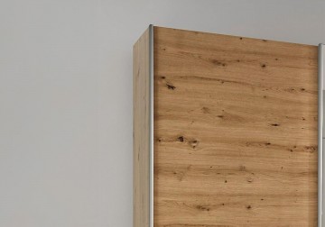 Schuifdeur kledingkast 3 deuren spiegel eiken artisan 203 cm 2