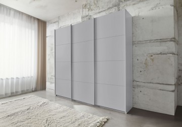Schuifdeur kledingkast 3 deuren zijdegrijs 203 cm 1