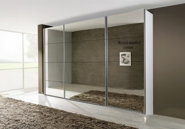 Schuifdeur kledingkast 3 spiegeldeuren 203 cm 1