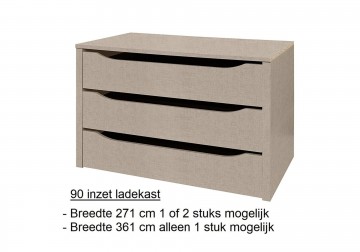 Schuifdeur kledingkast xl 3 deuren alpine wit 4