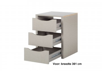 Schuifdeur kledingkast xl 3 deuren alpine wit 6