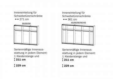Schuifdeur kledingkast xl 3 deuren eiken artisan 10