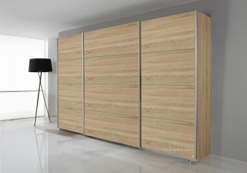 Schuifdeur kledingkast xl 3 deuren eiken sonoma 1