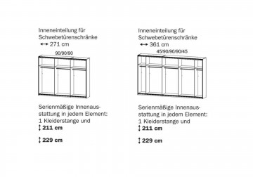 Schuifdeur kledingkast xl 3 deuren eiken sonoma 10