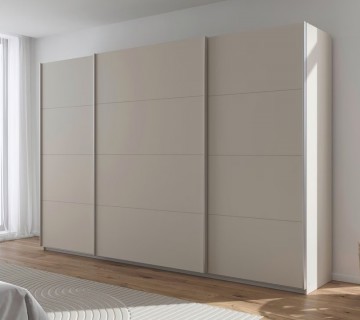 Schuifdeur kledingkast xl 3 deuren glas champagne spiegel 0