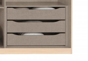 Schuifdeur kledingkast xl 3 deuren metalic grijs 5