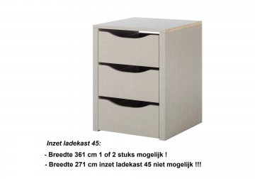 Schuifdeur kledingkast xl 3 deuren spiegel   metalic grijs 5