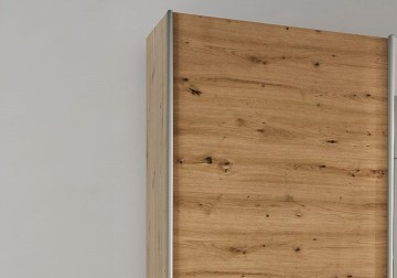 Schuifdeur kledingkast xl 3 deuren spiegel eiken artisan 2