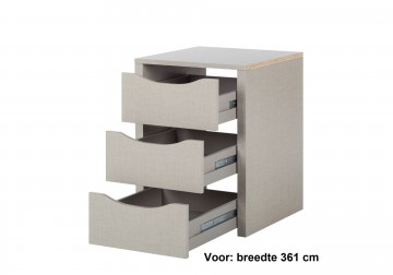 Schuifdeur kledingkast xl 3 deuren spiegel wit 6