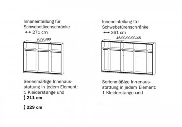 Schuifdeur kledingkast xl 3 deuren zijdegrijs 9