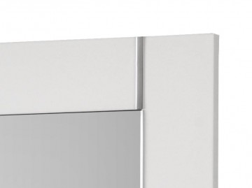 Spiegel mona hoogglans wit detail