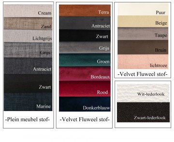 Stof kleuren plein velvet skay 14