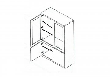 Woonkamer forever 1 hoogglans marmer grijs wit 6