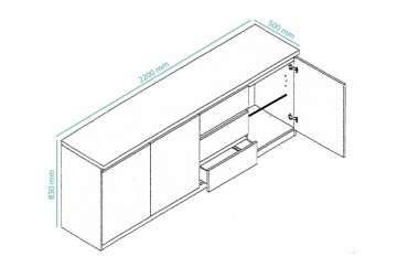 Woonkamer forever 1 hoogglans wit 8