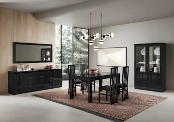 Woonkamer forever 1 hoogglans zwart 1