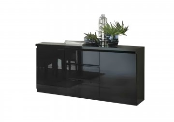 Woonkamer forever 1 hoogglans zwart 2