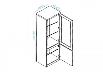 Woonkamer forever 2 hoogglans marmer grijs wit 7