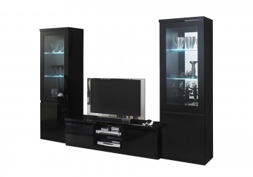 Woonkamer forever 2 hoogglans zwart 2