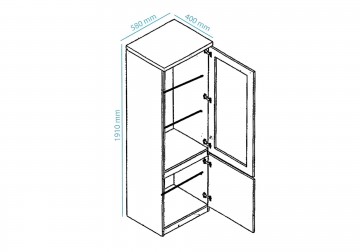 Woonkamer forever 2 hoogglans zwart 8