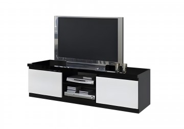 Woonkamer forever 2 hoogglans zwart wit 2