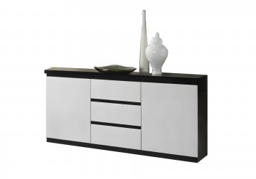 Woonkamer forever 4 hoogglans zwart wit 4