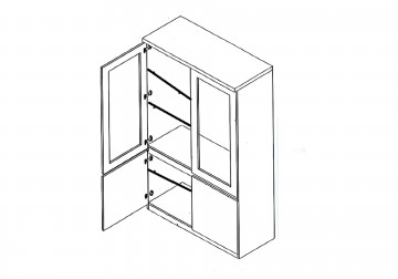Woonkamer forever chrome 1 hoogglans wit 10