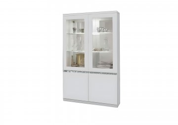 Woonkamer forever chrome 1 hoogglans wit 2