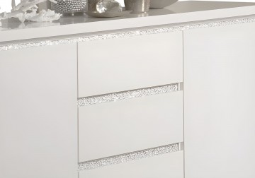 Woonkamer forever chrome 1 hoogglans wit 5