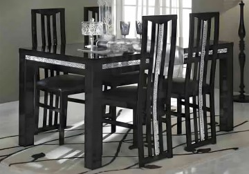 Woonkamer forever chrome 1 hoogglans zwart 6