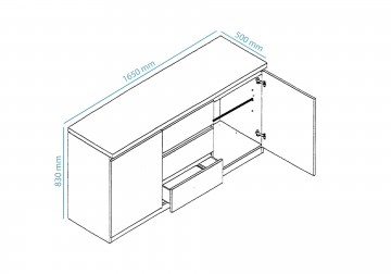 Woonkamer forever chrome 1 hoogglans zwart 9