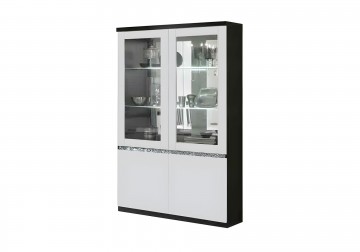 Woonkamer forever chrome 1 hoogglans zwart wit 4