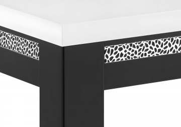 Woonkamer forever chrome 1 hoogglans zwart wit 6