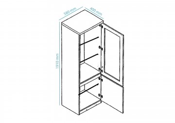 Woonkamer forever chrome 2 hoogglans wit 8