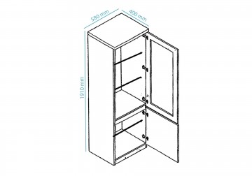 Woonkamer forever chrome 2 hoogglans zwart 10
