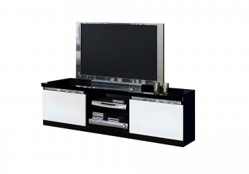 Woonkamer forever chrome 2 hoogglans zwart wit 4