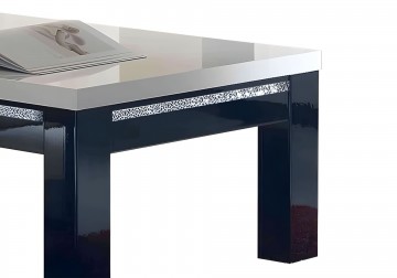 Woonkamer forever chrome 2 hoogglans zwart wit 6