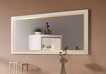 Woonkamer gold set 3 hoogglans wit 5