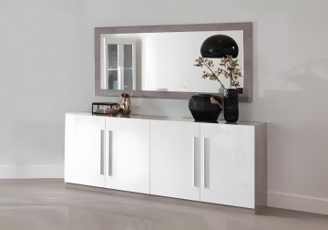 Woonkamer granada 1 hoogglans wit marmer beton 3